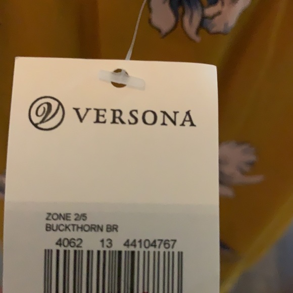 Collective Concept yellow w/blue floral print cami - Picture 11 of 11